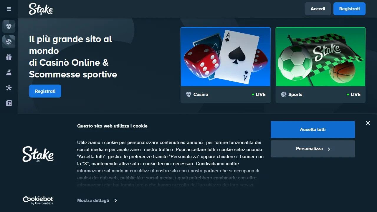 Stake — casa de apuestas